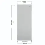 Sankey Congelador vertical de 6.9cuft rfc706