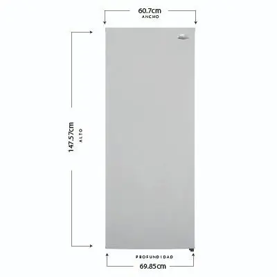 Sankey Congelador vertical de 6.9cuft rfc706