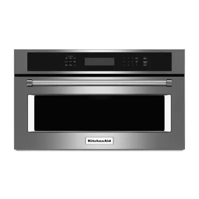 Kitchenaid Horno microondas empotrable de 30" con conveccion kmbp100