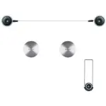 Samsung Soporte de pared ultra slim wmn2000