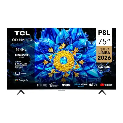 Tcl SMART TV 75" QLED GOOGLE TV P8L