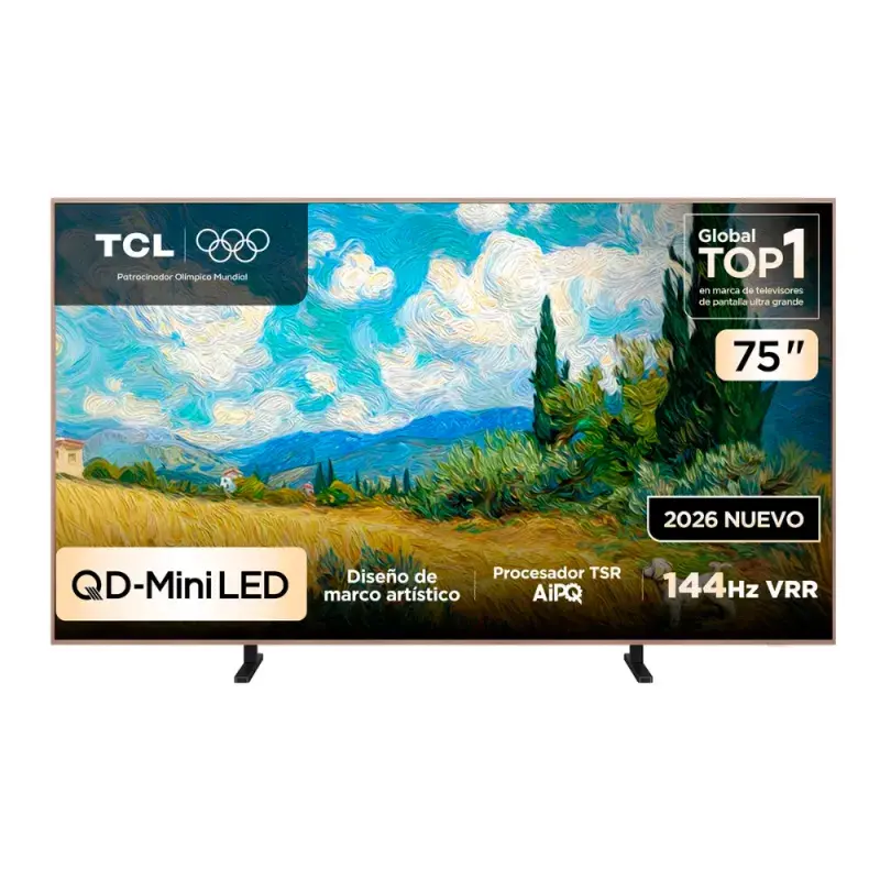 Tcl SMART TV 75" QD MINILED 4K ART TV GOOGLE TV A400PRO