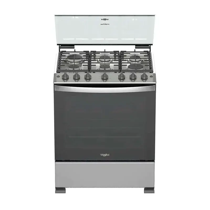 Whirlpool ESTUFA A GAS CON HORNO DE 30" CON 6 QUEMADORES FR5200D00