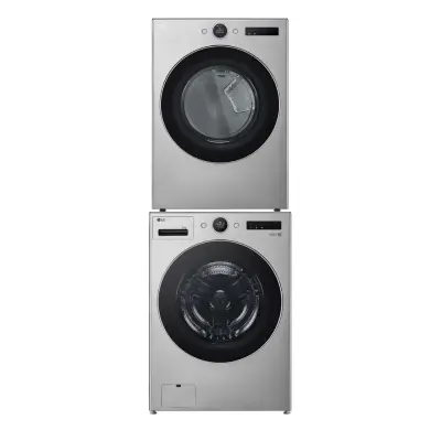 Lg COMBO LAVADORA Y SECADORA 23KG A GAS COLOR GRIS WM23V/DF74V