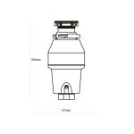 DRIJA TRITURADOR DE DESECHOS DE 1/2HP FRANTOIO