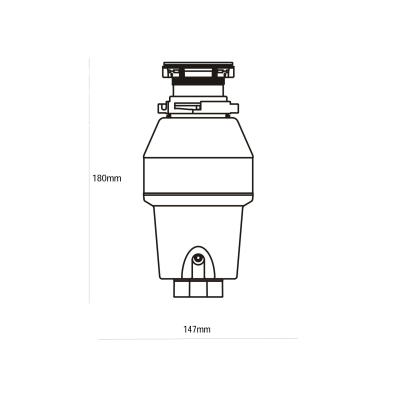 DRIJA TRITURADOR DE DESECHOS DE 1/2HP FRANTOIO