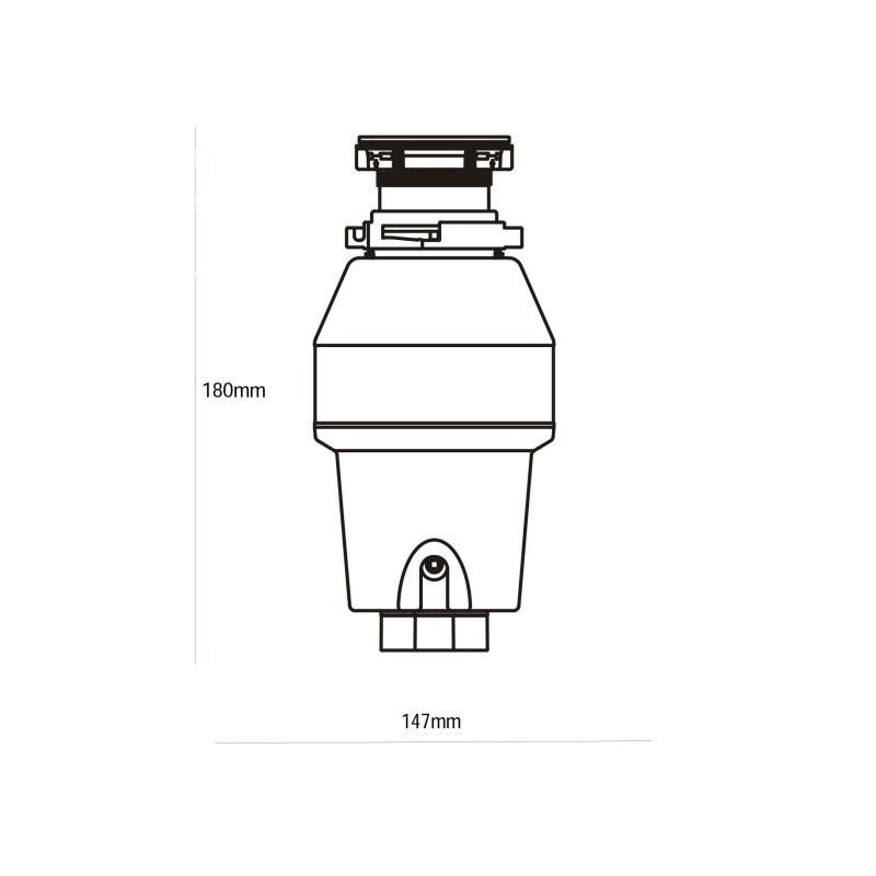DRIJA TRITURADOR DE DESECHOS DE 1/2HP FRANTOIO