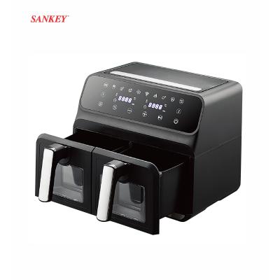 Sankey Freidora de aire dual de 4l+4l frw8d01
