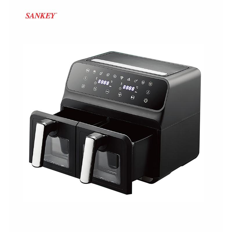 Sankey Freidora de aire dual de 4l+4l frw8d01
