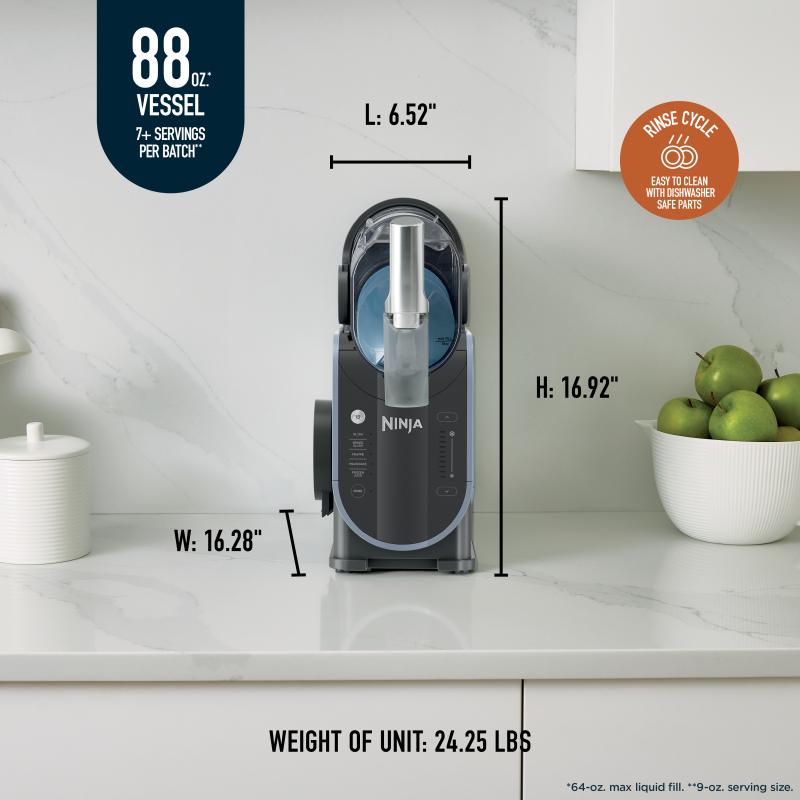 NINJA MAQUINA PROFESIONAL PARA PREPARAR BEBIDAS CONGELADAS SLUSHI DE 88OZ