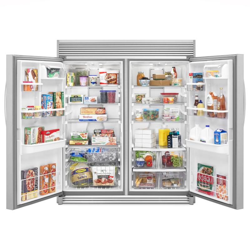 WHIRLPOOL REFRIGERADOR Y CONGELADOR SIDEKICK GEMELAS DE 17.7CUFT + KIT DE MOLDURA SKT60M Y KIT DE FABRICADOR DE HIELO W11729596