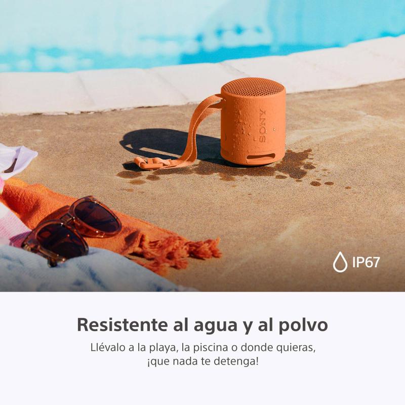 SONY BOCINA INALAMBRICA BLUETOOTH COLOR NARANJA SRSXB100