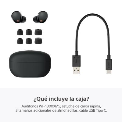 SONY AUDIFONOS INALAMBRICOS CON NOISE CANCELLING WF1000XM5 NEGRO