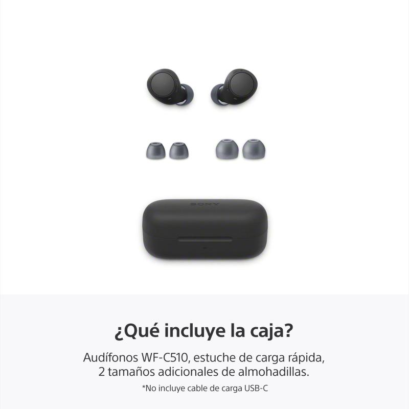 Sony Audifonos in-ear truly wireless color negro wfc510
