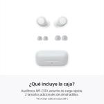 Sony Audifonos in-ear truly wireless color blanco wfc510