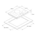 DRIJA ESTUFA DE INDUCCION VITROCERAMICA CON 1 ZONA FLEX GERMANY76