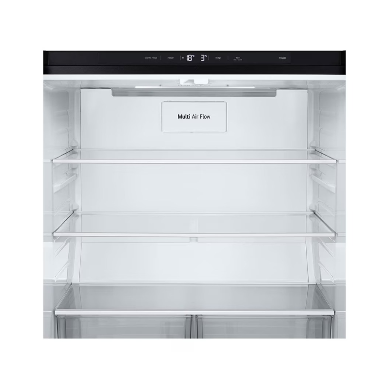 Lg Refrigeradora crossdoor de 19p³ smart inverter gm42bm