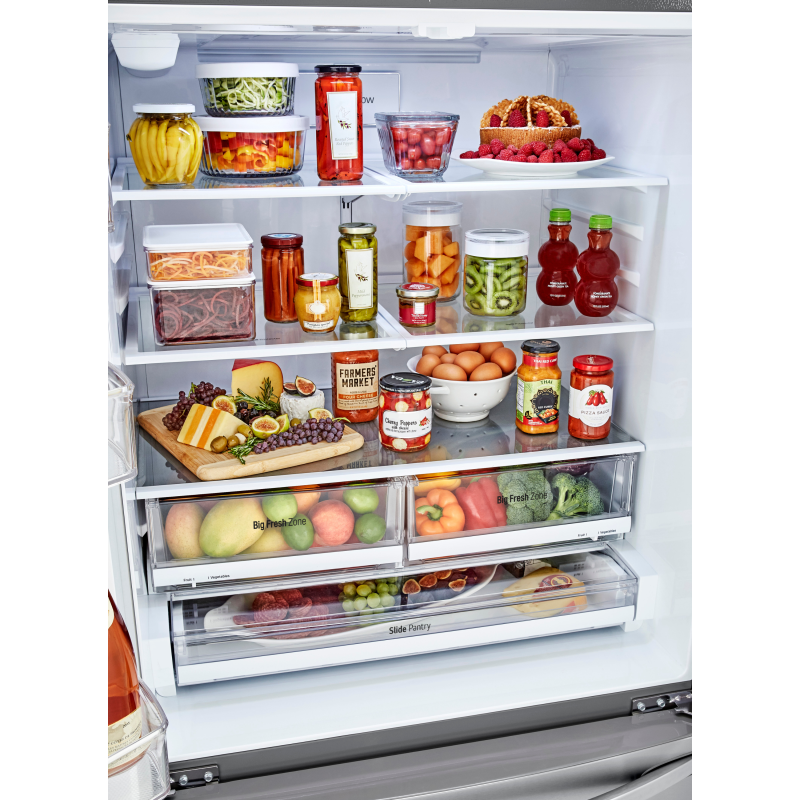 Lg Refrigeradora french door 28.8cuft(net) /30cuft(gross) smart inverter multi air flow