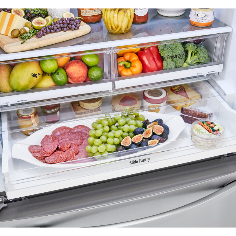 Lg Refrigeradora french door 28.8cuft(net) /30cuft(gross) smart inverter multi air flow