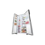 LG REFRIGERADORA SIDE BY SIDE 18CUFT GS51 INVERTER PANTALLA LED TÁCTIL PLATINUM SILVER