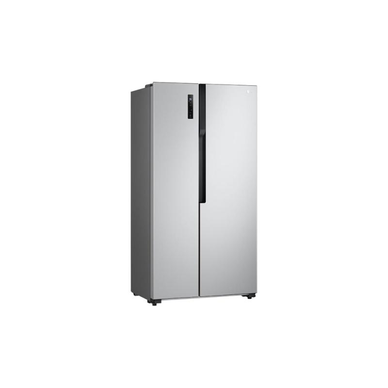 LG REFRIGERADORA SIDE BY SIDE 18CUFT GS51 INVERTER PANTALLA LED TÁCTIL PLATINUM SILVER