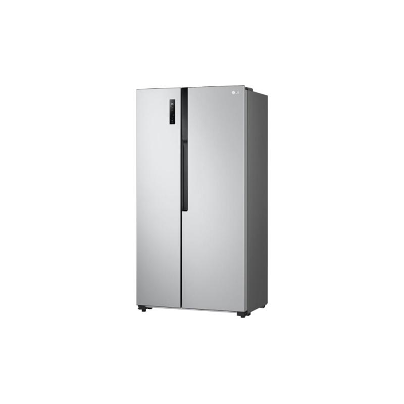 LG REFRIGERADORA SIDE BY SIDE 18CUFT GS51 INVERTER PANTALLA LED TÁCTIL PLATINUM SILVER