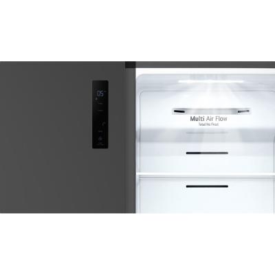LG REFRIGERADORA SIDE BY SIDE 18CUFT GS51 INVERTER PANTALLA LED TÁCTIL PLATINUM SILVER