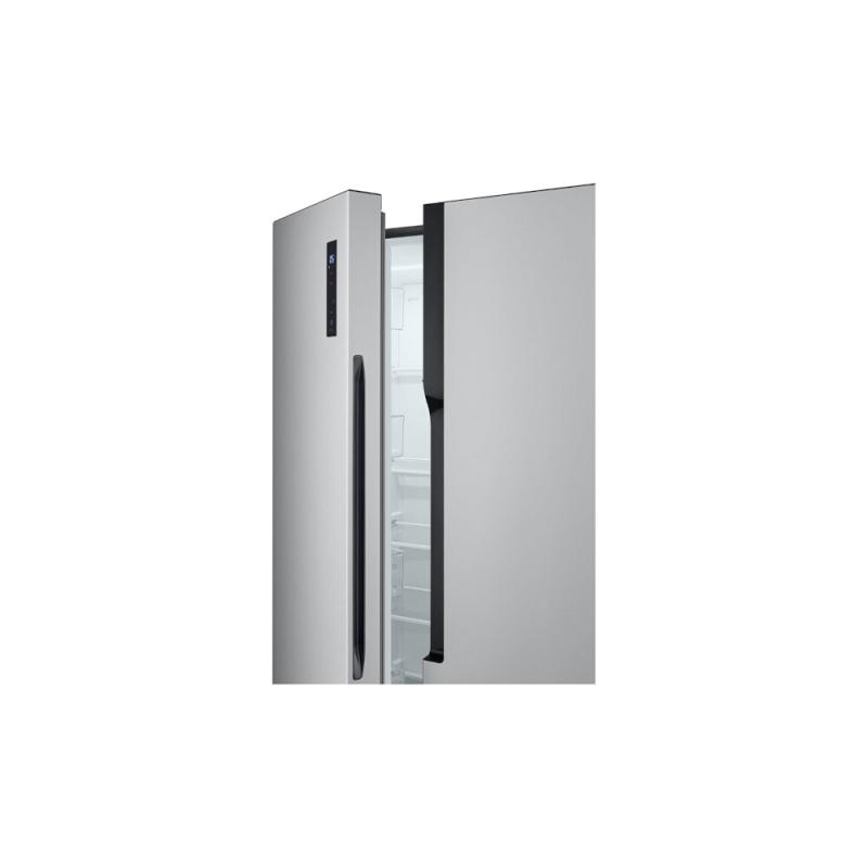 LG REFRIGERADORA SIDE BY SIDE 18CUFT GS51 INVERTER PANTALLA LED TÁCTIL PLATINUM SILVER