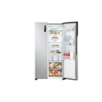 LG REFRIGERADORA SIDE BY SIDE 18CUFT GS51 INVERTER PANTALLA LED TÁCTIL PLATINUM SILVER