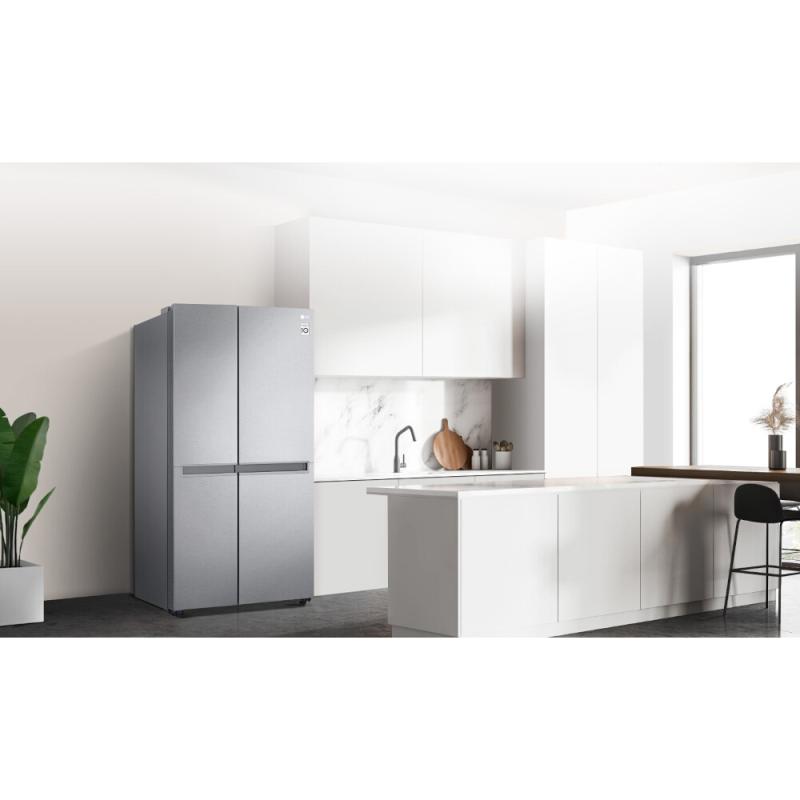LG REFRIGERADORA SIDE BY SIDE 22.7CUFT GS65 LINEARCOOLING COLOR METAL
