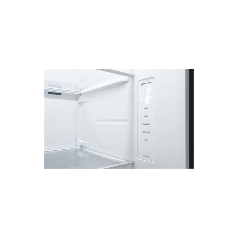 LG REFRIGERADORA SIDE BY SIDE 22.7CUFT GS65 LINEARCOOLING COLOR METAL