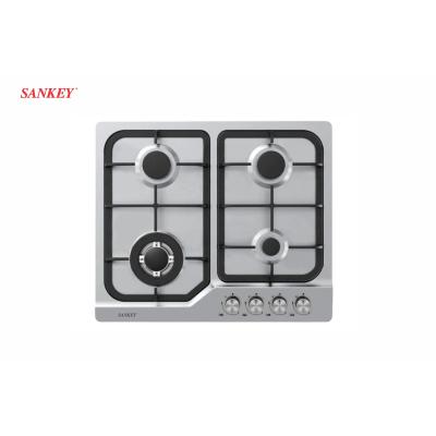 SANKEY ESTUFA EMPOTRABLE 24" A GAS DE 4 QUEMADORES GSH590