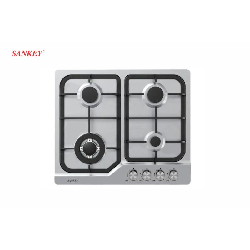 SANKEY ESTUFA EMPOTRABLE 24" A GAS DE 4 QUEMADORES GSH590