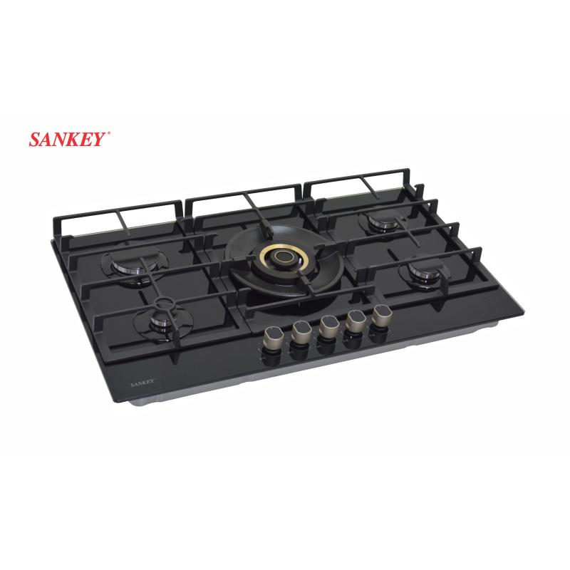 Sankey Estufa empotrable a gas de 36" mesa de vidrio gsh994
