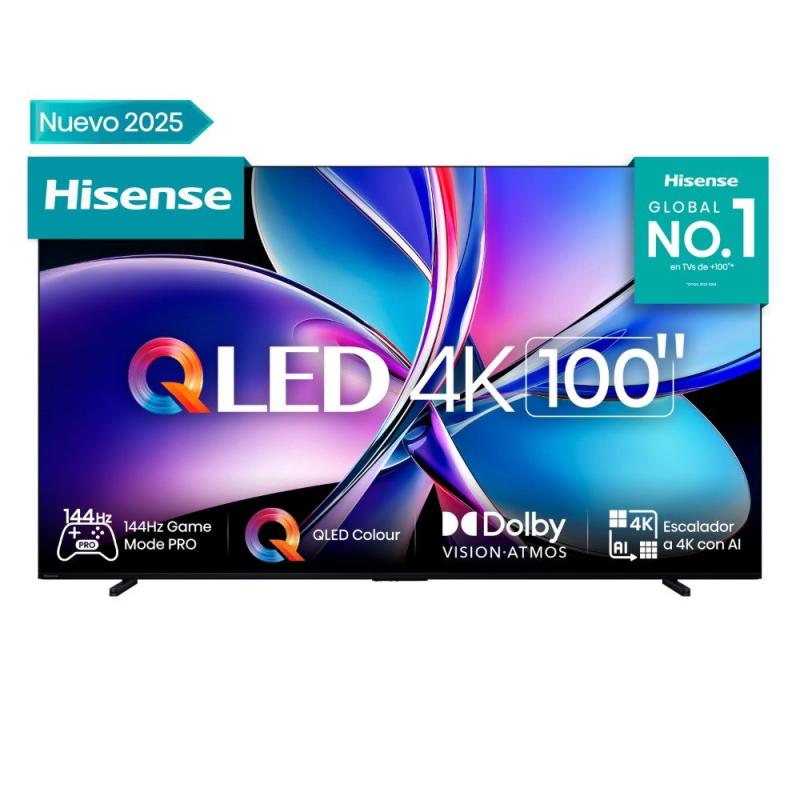 HISENSE SMART TV DE 100" QLED UHD 4K 144HZ GOOGLE TV Q7QG