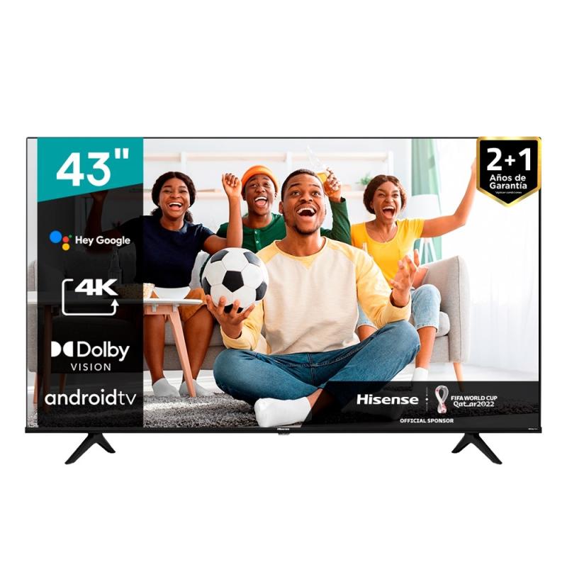 Hisense Smart tv de 43" uhd 4k a6ga