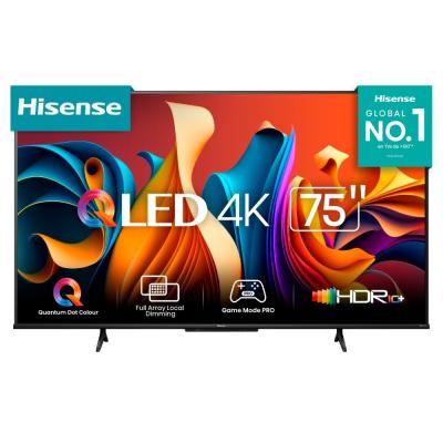HISENSE SMART TV DE 75" QLED UHD 4K GOOGLE TV Q6N