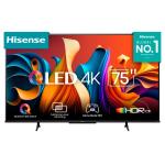 HISENSE SMART TV DE 75" QLED UHD 4K GOOGLE TV Q6N