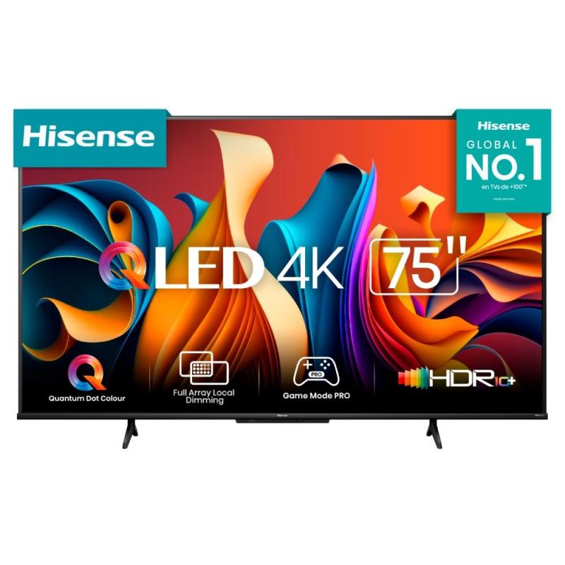 HISENSE SMART TV DE 75" QLED UHD 4K GOOGLE TV Q6N