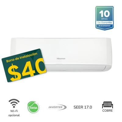 HISENSE AIRE ACONDICIONADO SPLIT DE 18000BTU INVERTER AT182