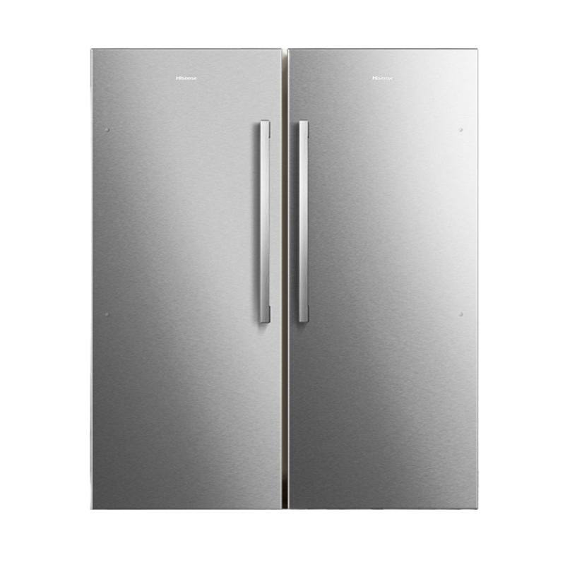 HISENSE COMBO GEMELAS REFRIGERADOR / CONGELADOR DE 27.2CUFT FV140