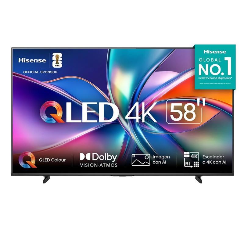 Hisense TELEVISOR SMART TV 58" QLED 4K UHD VIDAA Q6QV