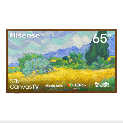 Hisense TELEVISOR CANVAS TV 65" QLED SMART 4K UHD GOOGLE TV S7N