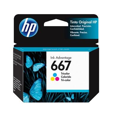 HP CARTUCHO DE TINTA 667 TRICOLOR INK ADVANTAGE