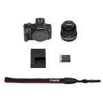 Canon Camara mirrorless eos r100 + lente rf-s 18-45 f/4.5-6.3 is stm kit