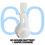 Skullcandy Audífonos inalámbricos de diadema icon anc bone orange s5iow