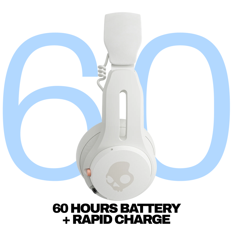 Skullcandy Audífonos inalámbricos de diadema icon anc bone orange s5iow