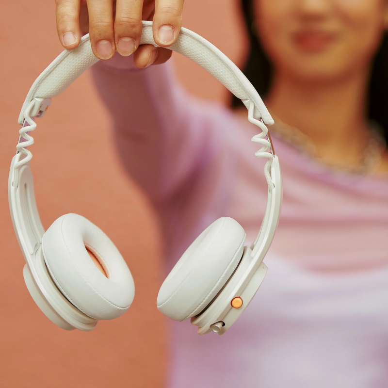 Skullcandy Audífonos inalámbricos de diadema icon anc bone orange s5iow