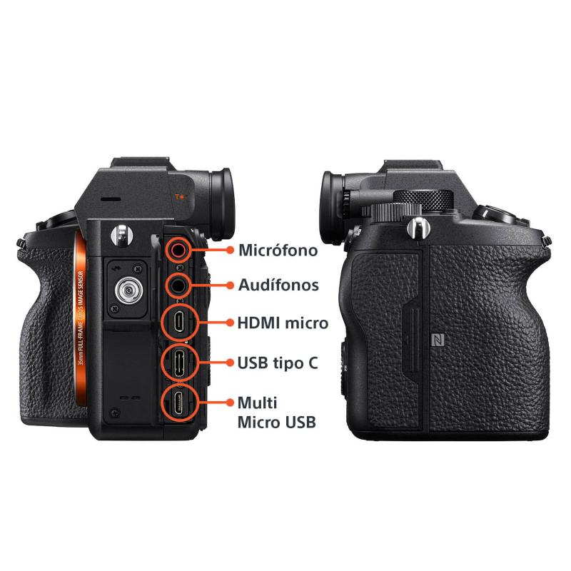 SONY CAMARA FULL FRAME ALPHA 7R IV DE 35MM Y 61MP (SOLO CUERPO)