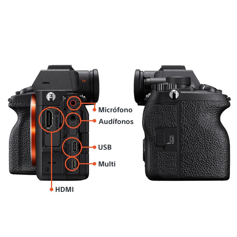 Sony Camara hibrida full frame alpha 7 iv (solo cuerpo)